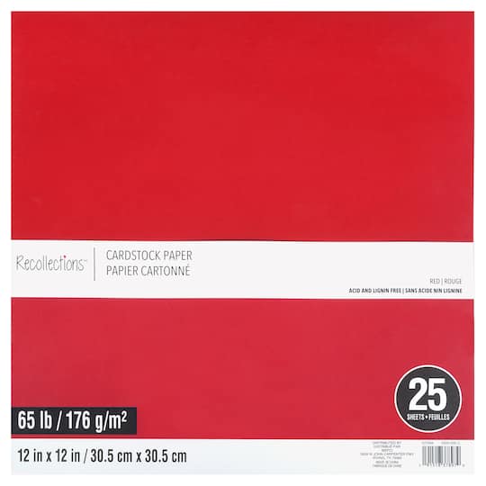 The best paper for party favors, Recollections cardstock